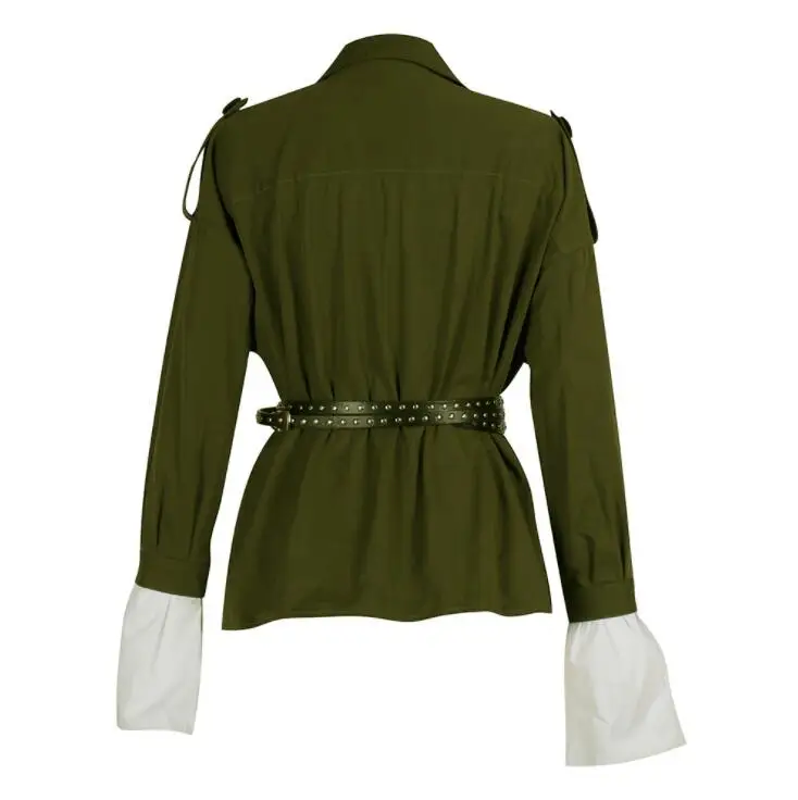 Осенне-зимние повседневные рубашки для девочек куртка женские короткие топы