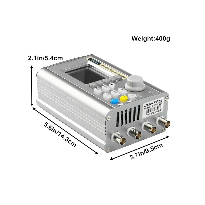 JDS2900 15 МГц Портативный двухканальный DDS функция генератор сигналов калибровка