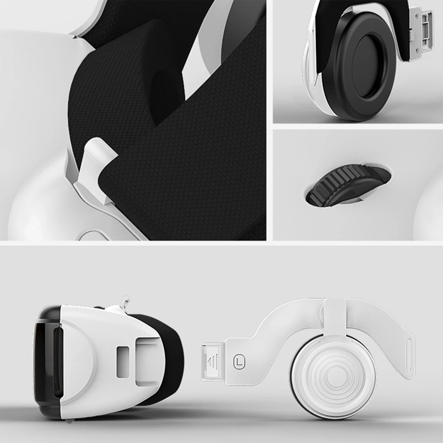 Virtual Reality 3D VR Headset Smart Glasses Helmet for Mobile Cell Phone Smartphones 4-6 Inch Lenses Binoculars with Controller enlarge