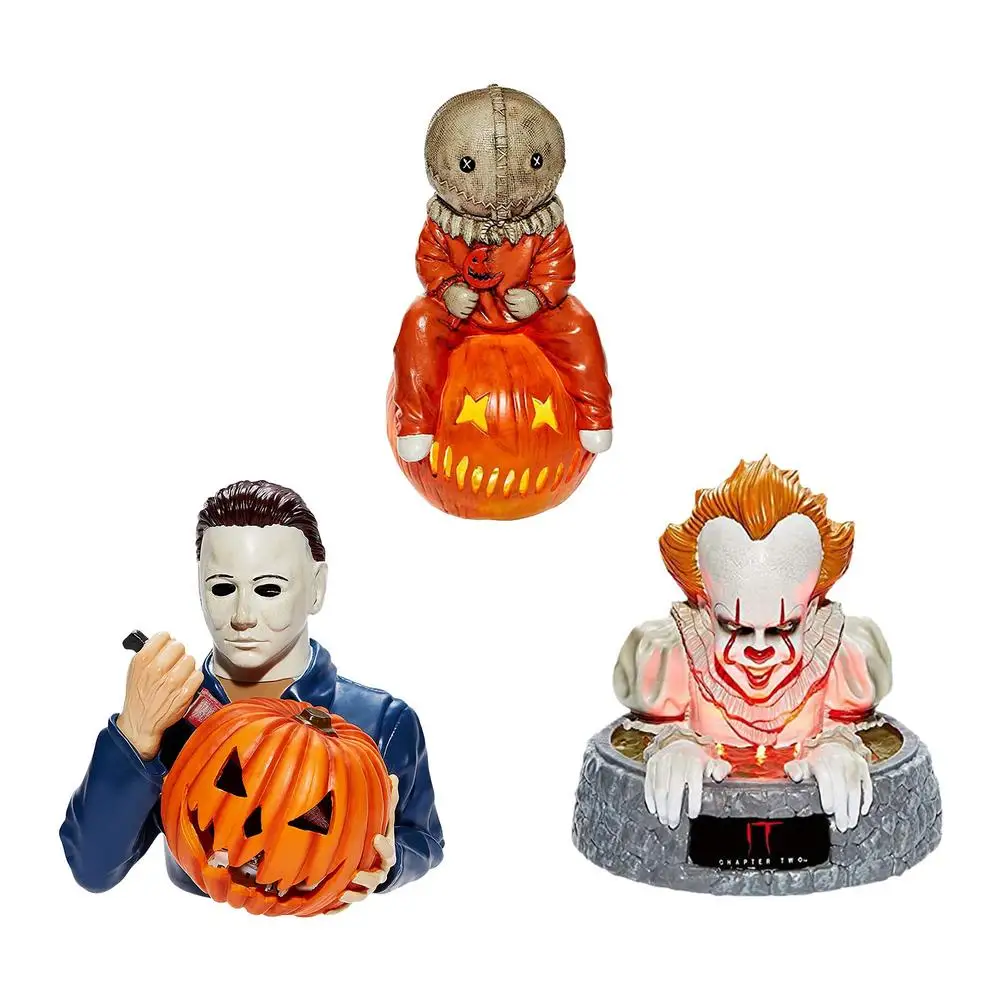 

Halloween Horror Movie Sculpture Resin Craft Home Party Decor Statue Resin Figure Indoor Home Decor Collection Gifts