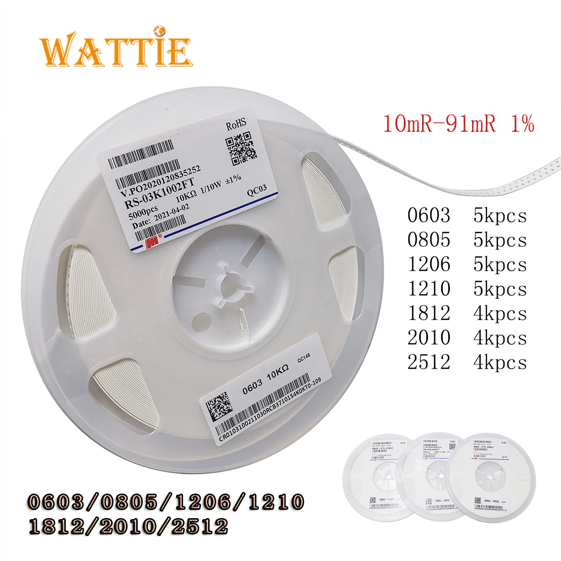 

1% 0603 0805 1206 1210 1812 2010 2512 resistor 10mR 12mR 15mR 22mR 24mR 30mR 33mR 36mR 39mR 43mR 47mR 51mR 62mR 75mR 82mR 91mr