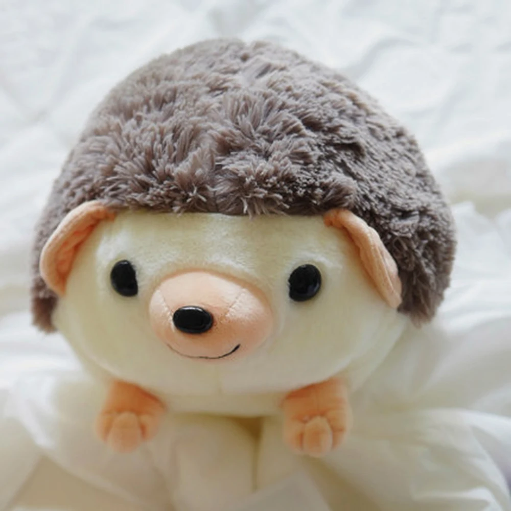 Милая лежа Ежик плюшевые игрушки подарок на день рождения для мужчин и женщин