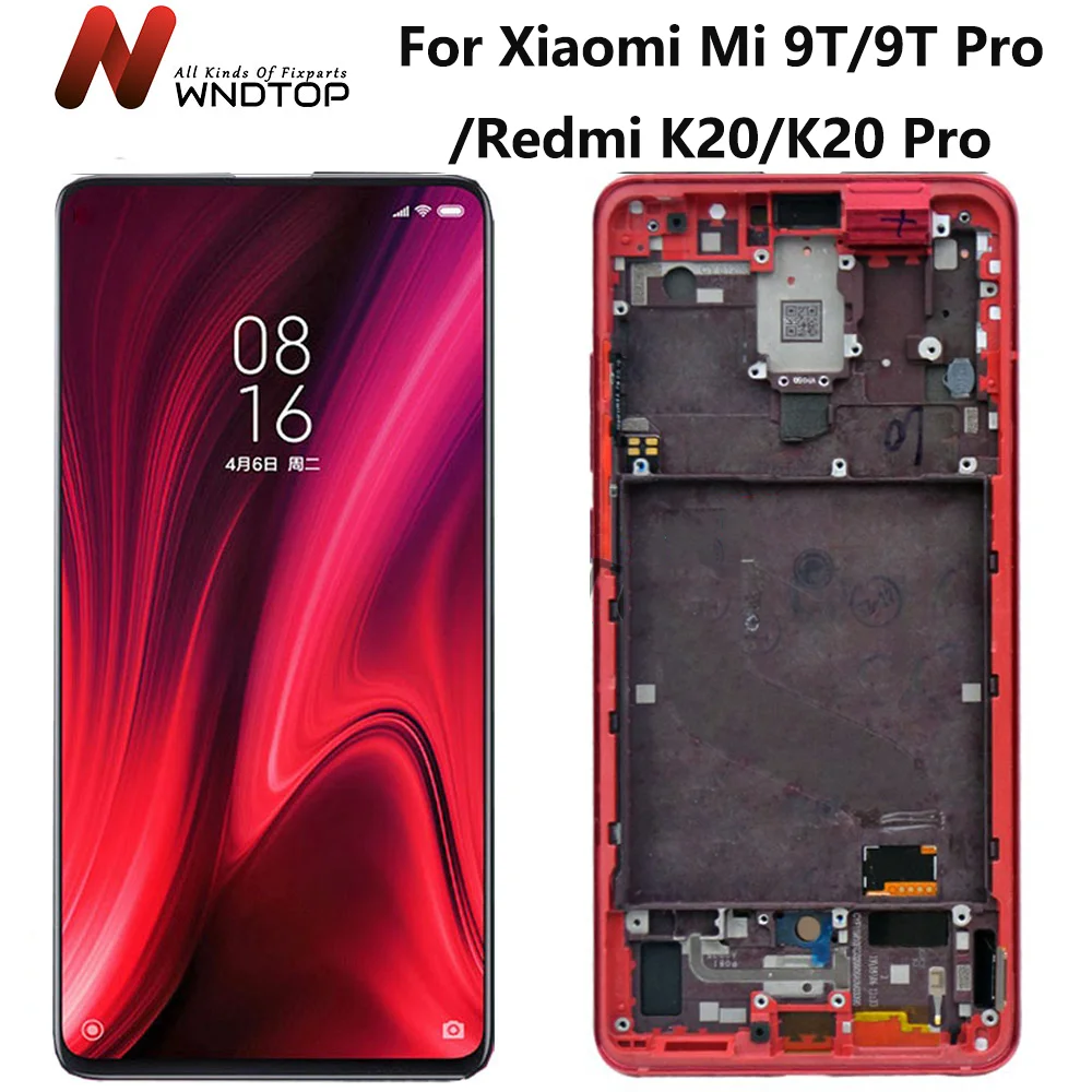 ЖК-дисплей TFT 6 39 дюйма для Xiaomi Redmi K20 PRO дисплей с сенсорным экраном рамкой и