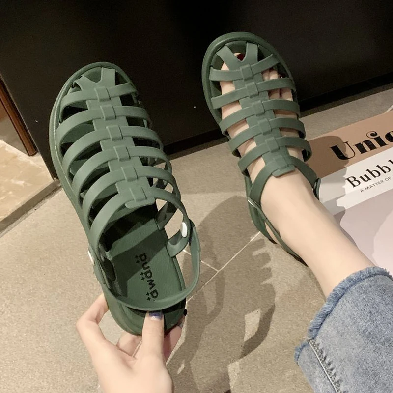 E TOY/обувь с дырками женские сандалии Летняя Нескользящая пластиковая пляжная