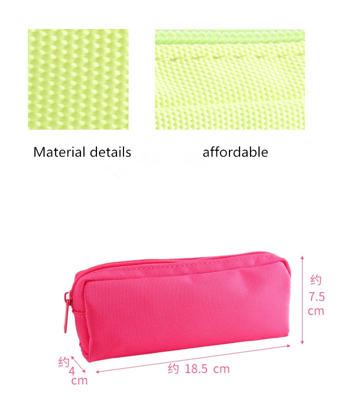 Чехол для карандашей, розовый, trousse scolaire stylo, большой объем, szkolne, канцелярские принадлежности, papelaria, kawaii, estuche para lpices, kalem kutusu