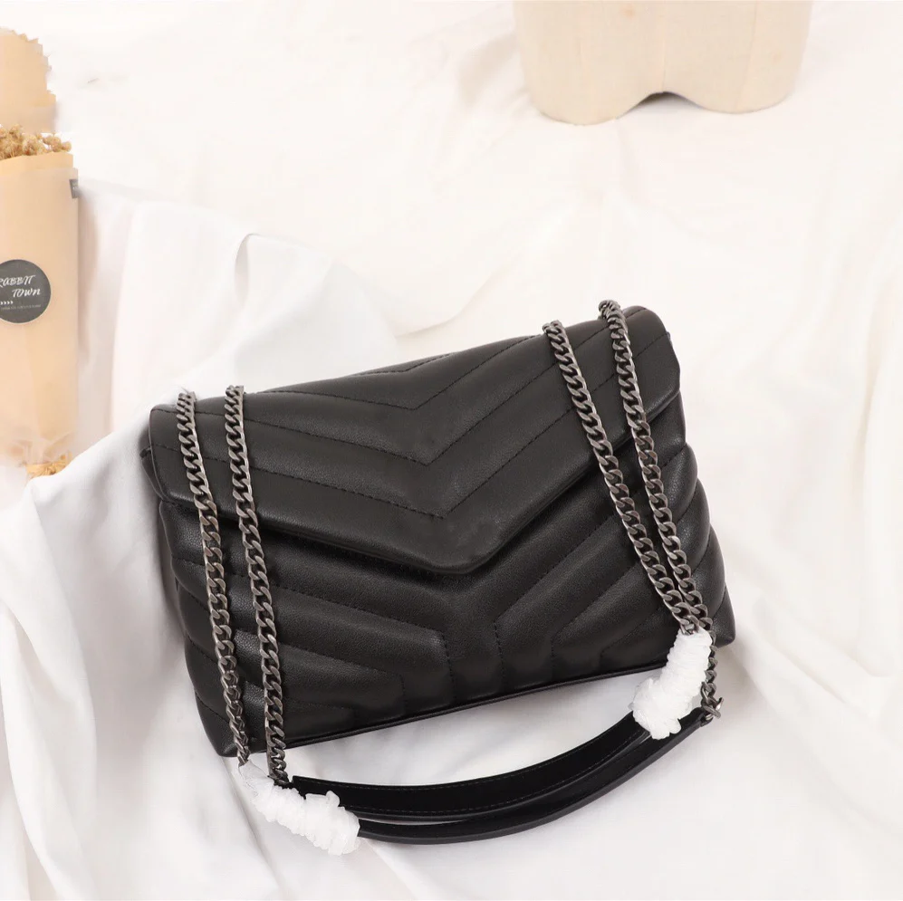 

loulou Crossbody Bag New luxury Designer genuine lambskin Leather Women 2021 handbag messenger bag Female chain Lady shoulder