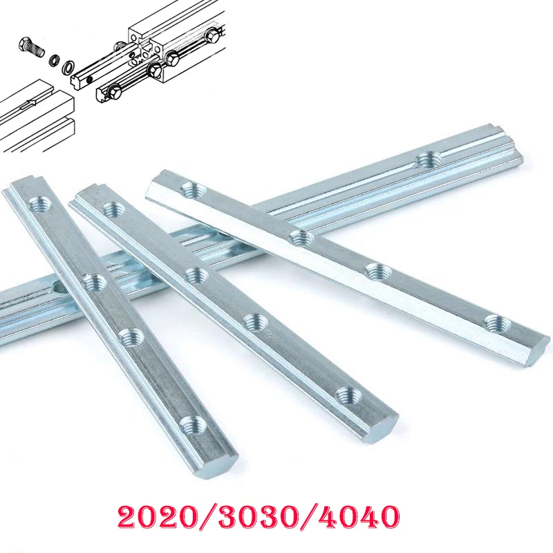 

1pc 2020 Aluminum Connector Bracket Fastener M5 M6 Screw For 20/30/40Series EU Standard Aluminum Profile Straight Line Connector