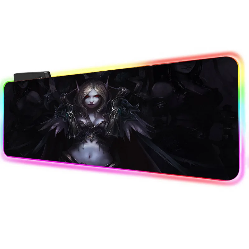 Игровой коврик для мыши World of Warcraft с подогревом и резиновой основой со