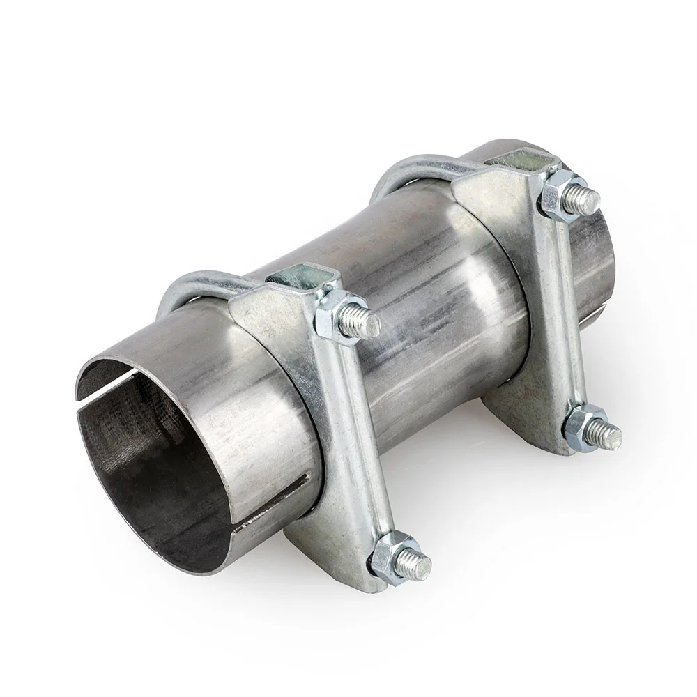 Соединитель выхлопной трубы 2 5 дюйма переходник соединительная втулка 63 мм