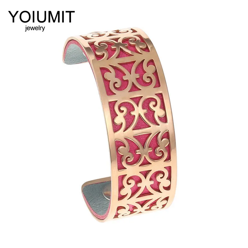 Браслеты манжеты Cremo из розового золота для женщин браслеты нержавеющей стали