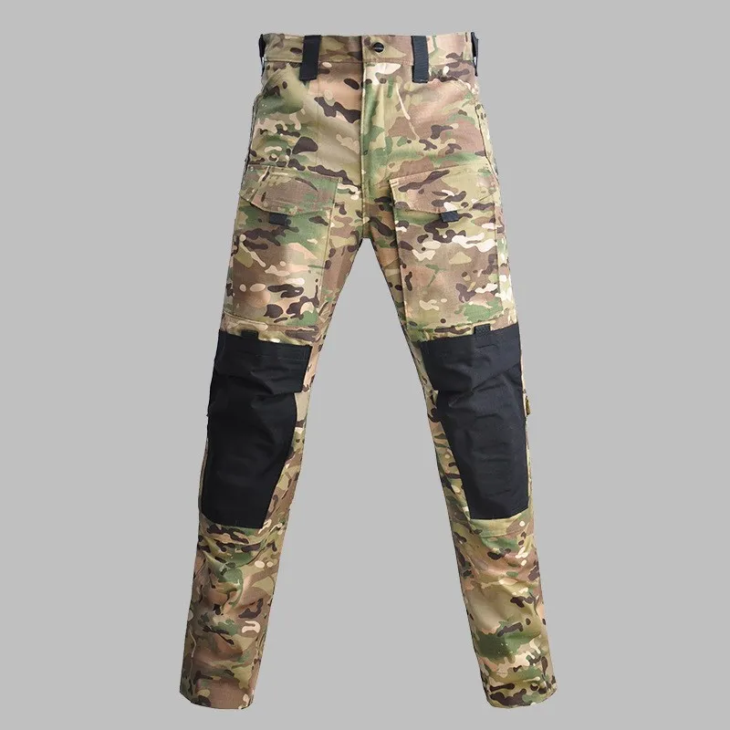 Outdoor Hooded Military Uniform Clothing Army Fan Combat Training Long Sleeve Camouflage Clothes Suit Tactical Shirt Pants | Спорт и