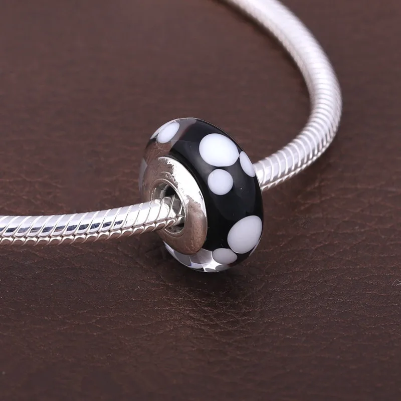 Серебряные бусины-подвески из муранского стекла bd115 | Украшения и аксессуары