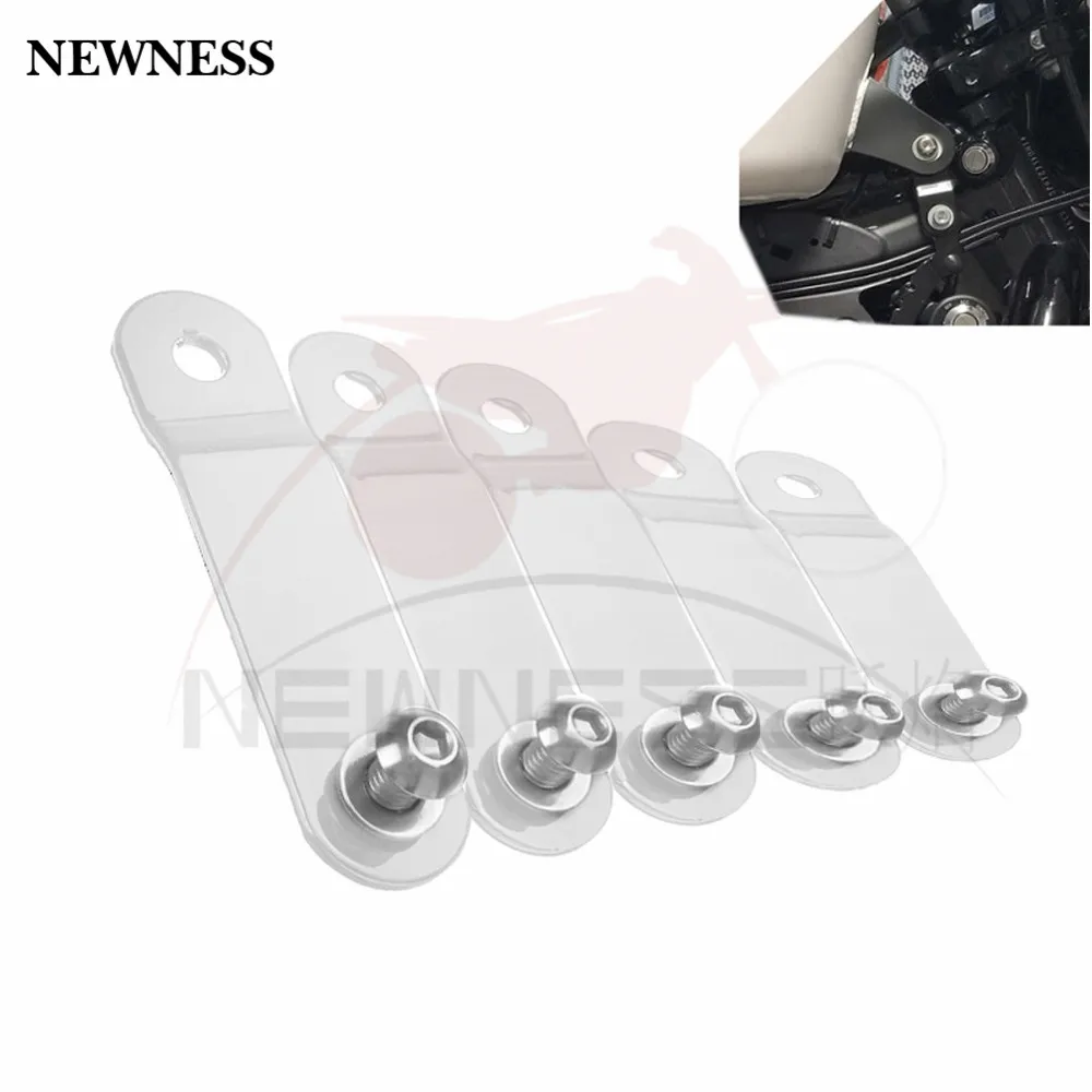 Хромированные 28 76 мм комплекты для подъема бензобака подходят Harley Sportster XL 883 1200 48 72