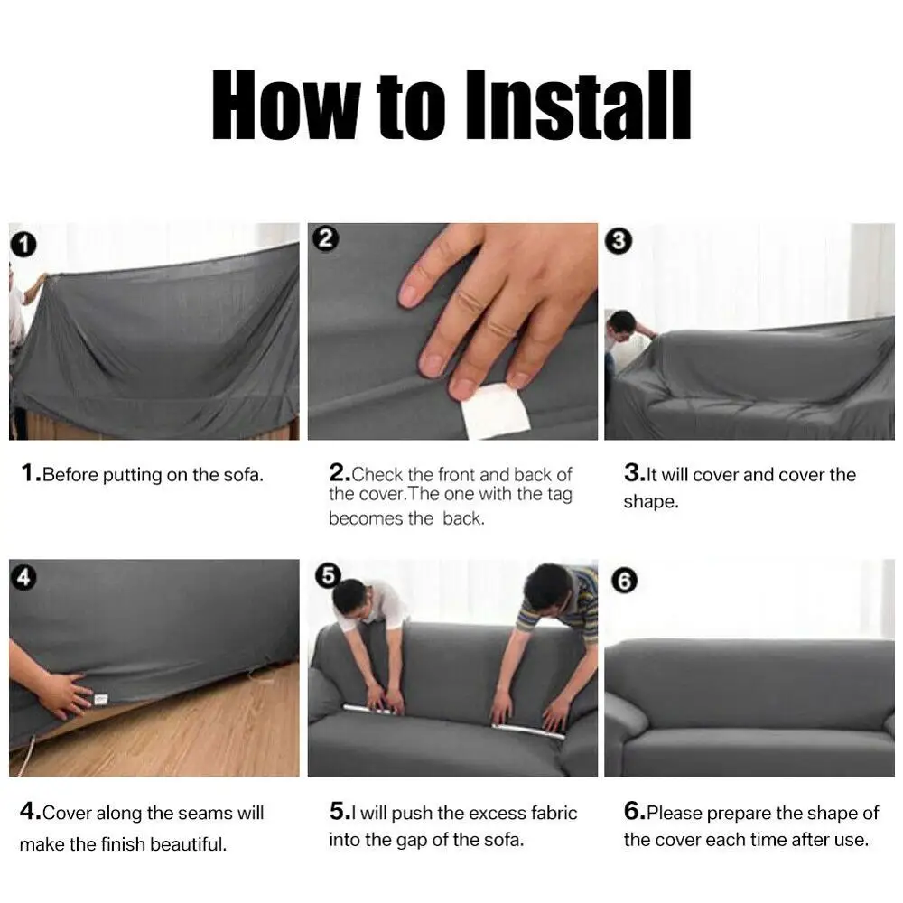 

New Thick Velvet Sofa Covers Universal Stretch Elastic Couch Slipcovers L shape Sectional Sofa Covers Plush Warm 1/2/3/4 Seater