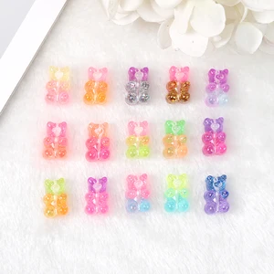 Милые Мультяшные каучуковые бусины 20 шт.лот 20 мм * 13 мм для украшения сделай сам