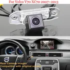 Для Volvo V70 V 70 XC70 XC 70 2007  2013 RCA и оригинальный экран, совместимый с автомобильными камерами заднего видаCCD резервная камера заднего вида