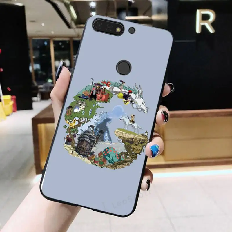 

Spirited Away Totoro Ghibli Miyazaki Anime Phone Case For Huawei Honor 7C 7A 8X 8A 9 10 10i Lite 20 NOVA 3i 3e