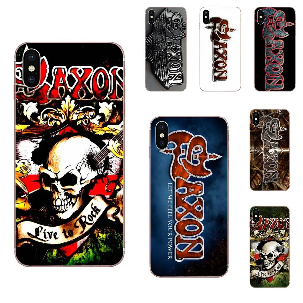 ТПУ новый стиль Saxon Live To Rock для Sony Xperia XZS XA1 L1 XA X Z Z1 Z2 Z3 Z4 Z5 XZ1 Compact E5 XZ Premium | Мобильные