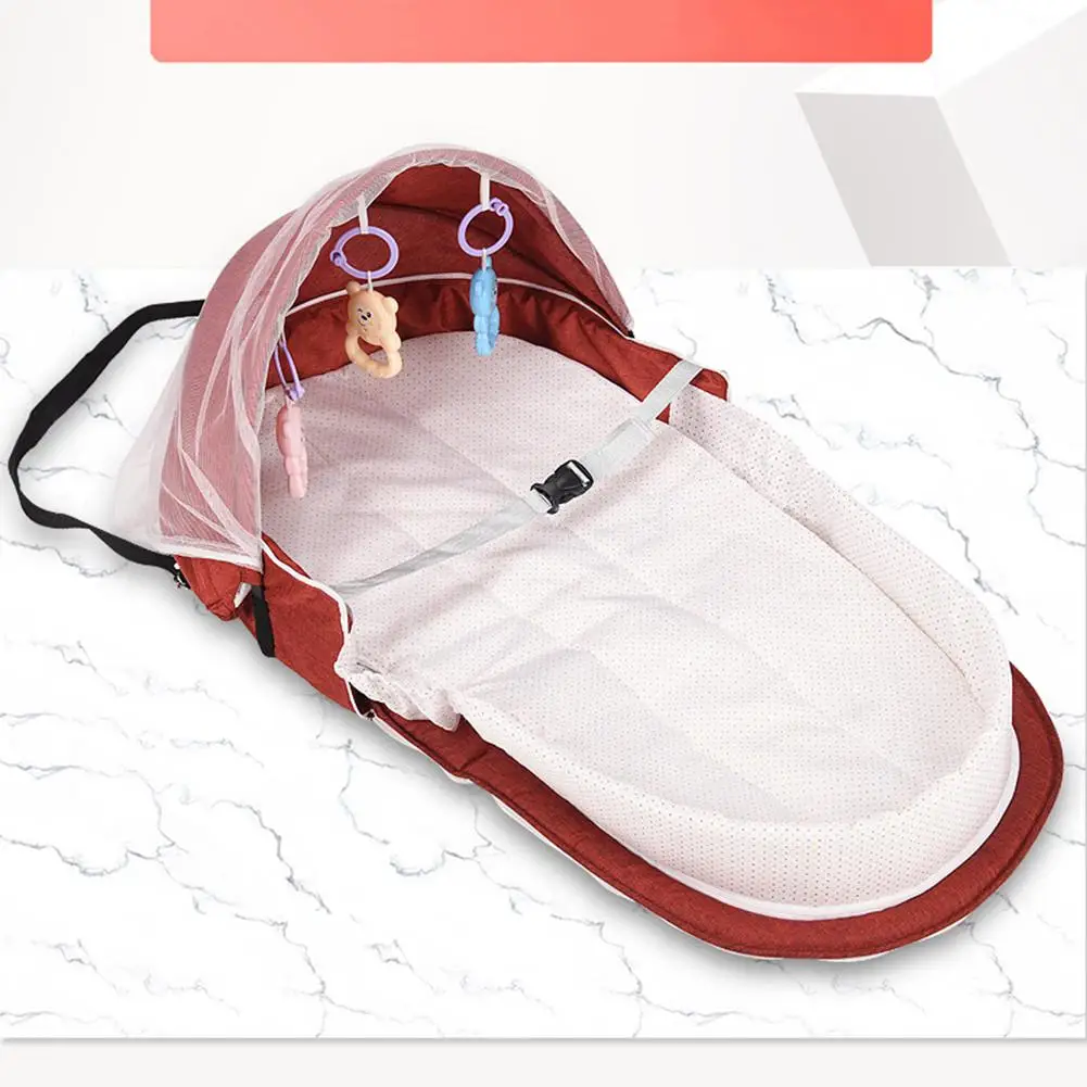 Kidlove портативная детская кровать многофункциональная кроватка модная Мумия сумка дорожная детская цирб с солнцезащитным козырьком и москитным покрытием
