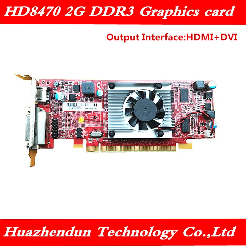 Оригинальная Высококачественная видеокарта для настольного ПК MSI hd8470 DDR3 2G с