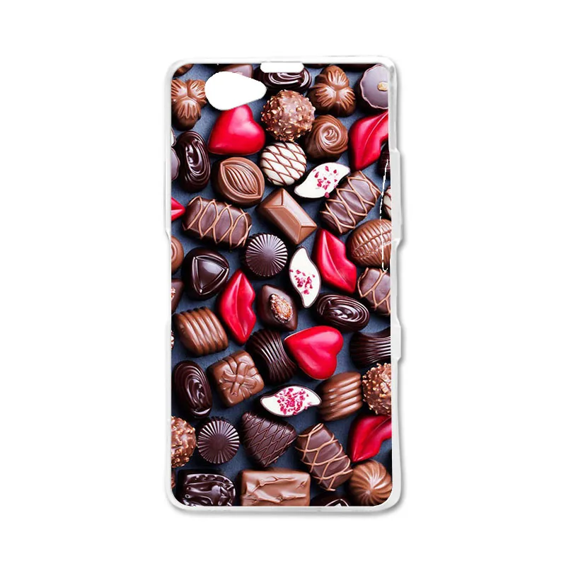 ТПУ чехол s для sony Z1 Mini чехол с рисунком мягкий силиконовый чехол для sony Xperia Z1 Compact D5503 Z1 Mini M51W 4,3 дюймов Чехол - Цвет: J058