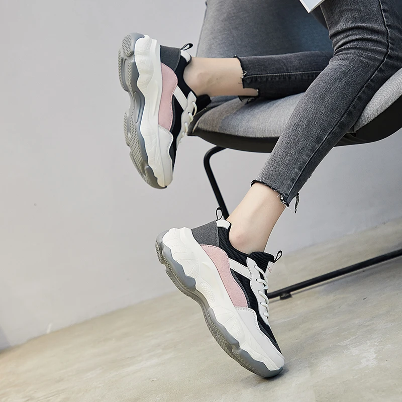 

Male Sneakers High Quality Student Running Shoes Summer Shock-absorbing Platform Shoes Anti-slip Man Sneaker zapatillas hombre