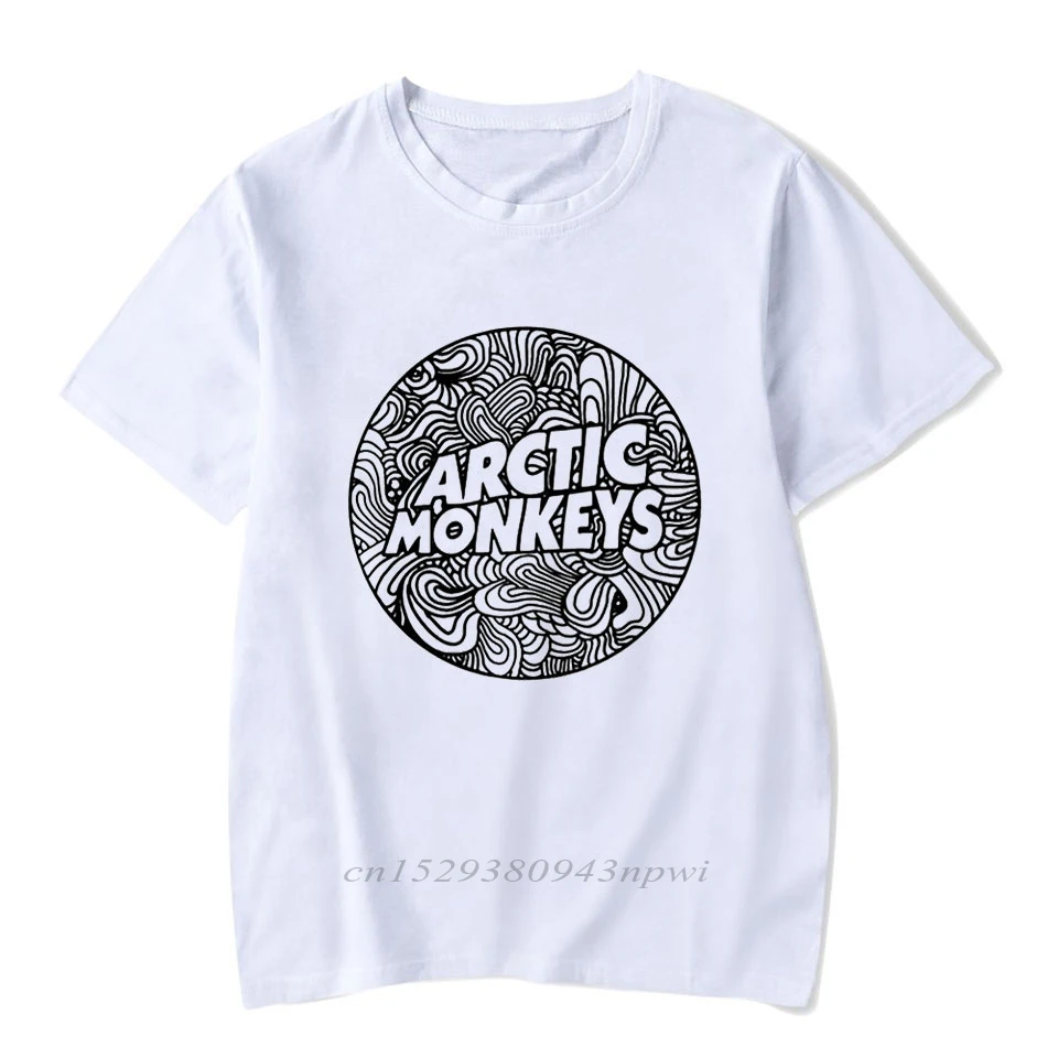 

Arctic Monkeys Casual T Shirt Male Funny Rock Music Fashion High Quality Streetwear Harajuku Lady Tee Shirt Slim Fit