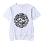 Повседневная футболка Arctic monkey, Мужская забавная модная уличная футболка высокого качества с изображением рок-музыки, Дамская облегающая футболка в стиле Харадзюку