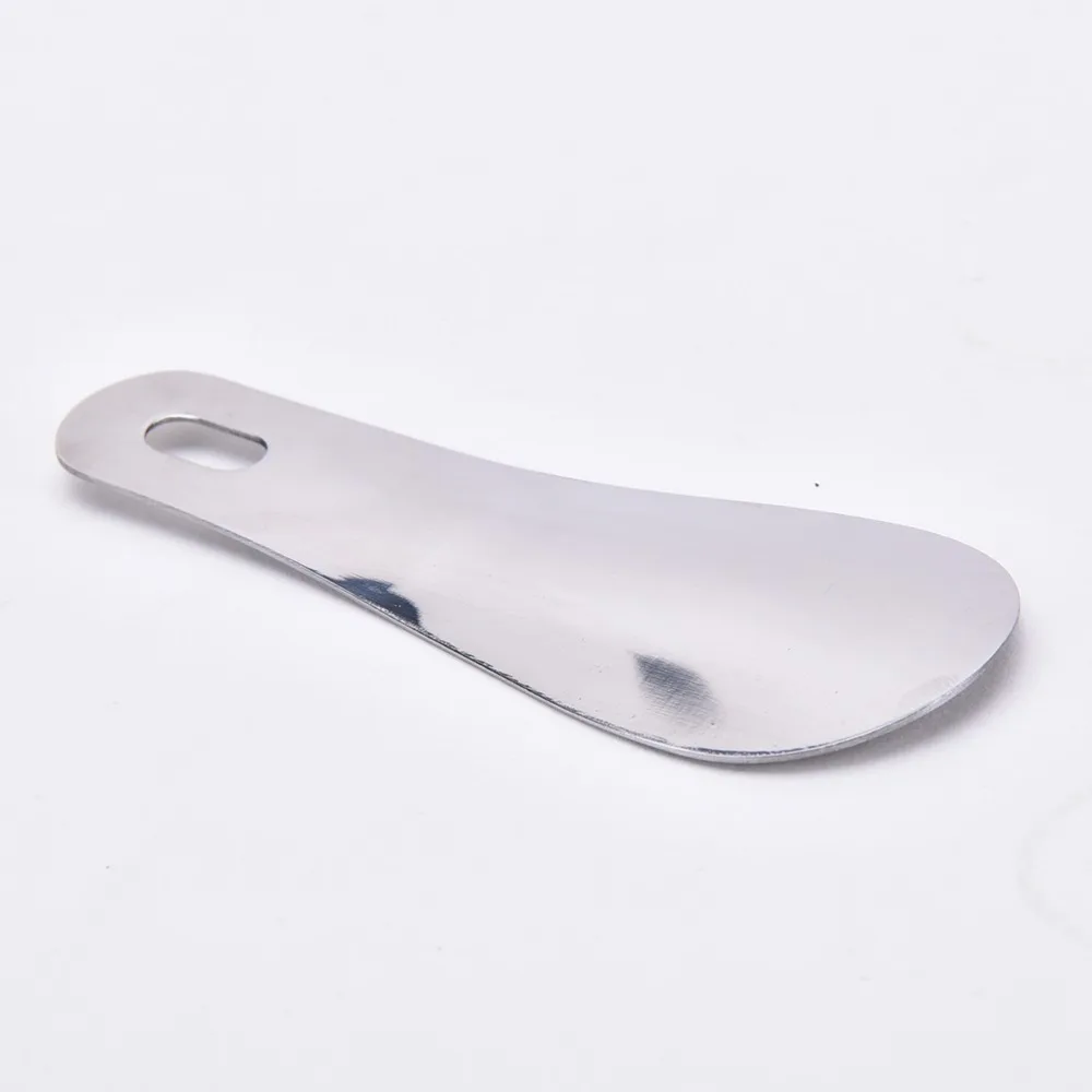 

1PCS Professional Mini Shoe Horn Portable 10cm Silver Stainless Steel Metal Shoe Horn Spoon Shoehorn