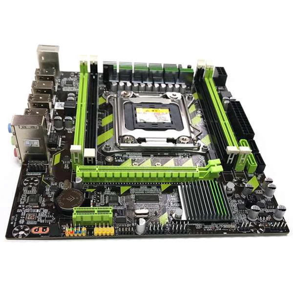 X79G материнская плата LGA2011 мини блок питания ATX комбо E5 2620 V2 Процессор 4 шт х 4GB = 16 Гб