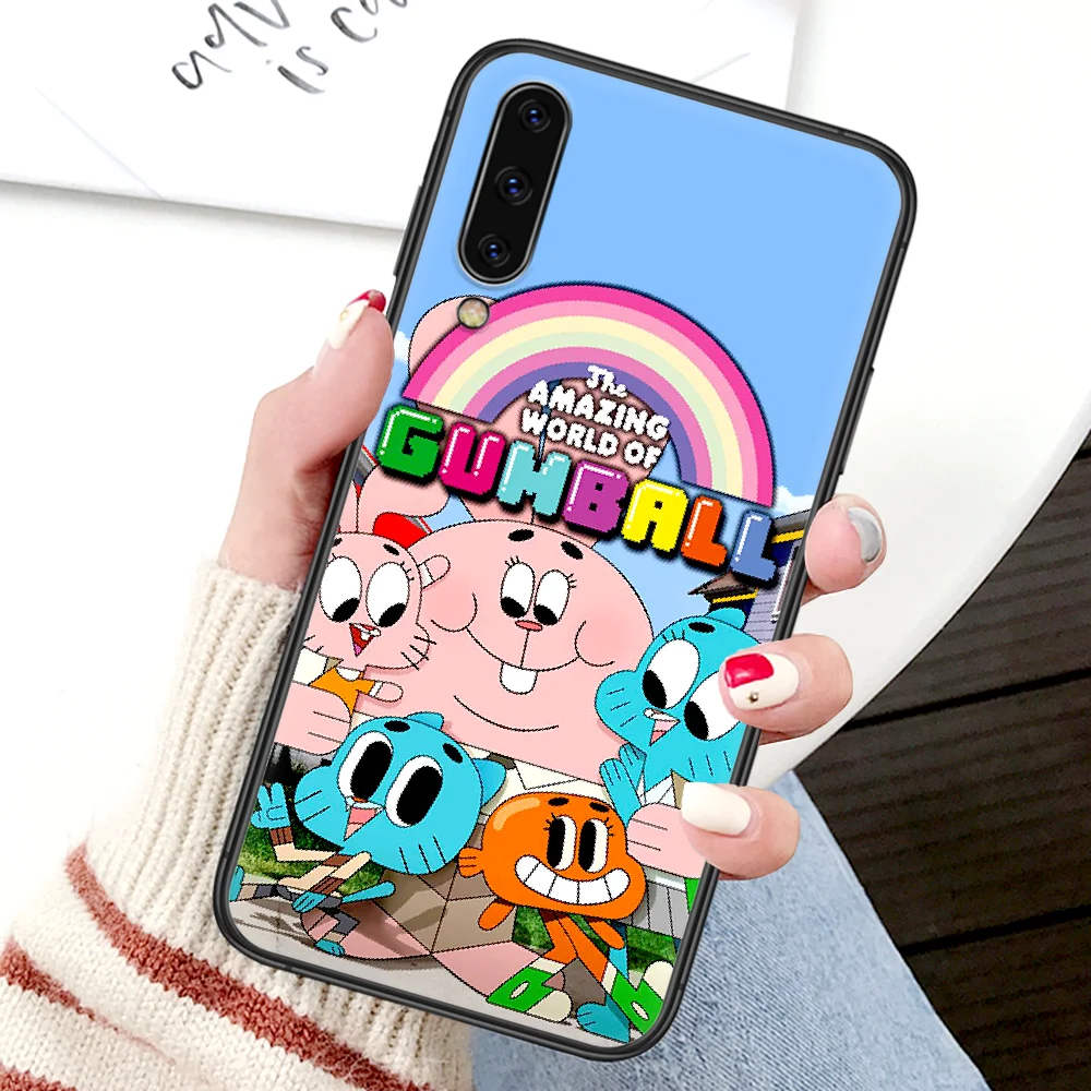 

Amazing World of Gumball Phone Case For Samsung Galaxy A 3 5 7 8 10 20 20E 21S 30 30S 40 50 51 70 71 4G black Prime 3D