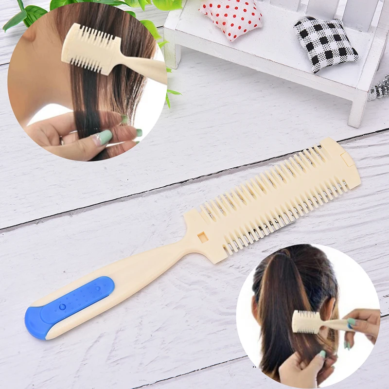 Прочный домашний парикмахерский Макияж Инструменты для истончения челки