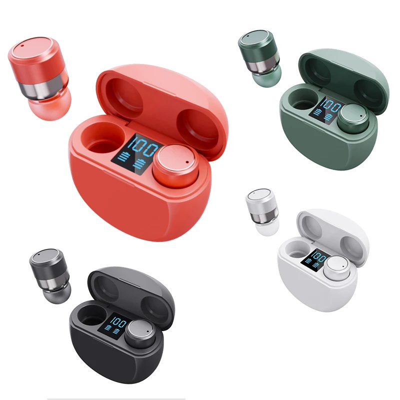 TWS Bluetooth 5.1 Earphones 9D Stereo Sports Waterproof Earbuds Headsets with Microphone for All Smart Phone | Электроника