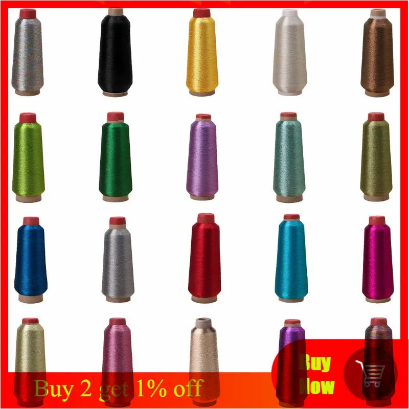 1 шт. конусная Полиэстеровая нить для оверлочной швейной машинки 20 цветов | Дом и