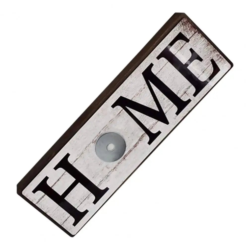 

Sign Decor Decorative Interchangeable Wood Creative Home Letter Magnetic Adsorption Plaque Decor for Living Room