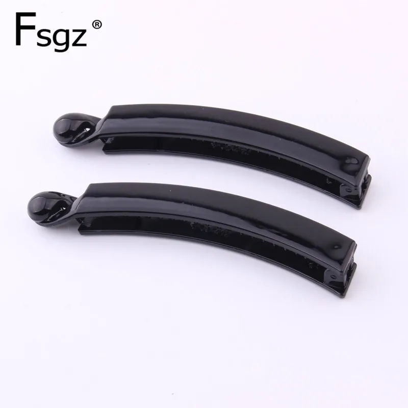 

2 Pieces New Fashion Banana Hair Clip Rena Chris for Girls Plastic Children Hairgrips Ponytail Holder New Arrival Good Quality