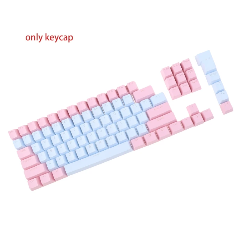 

F19E Mini Keyboard Wired Bluetooth-compatible Wireless Dual Mode 87 Key RGB