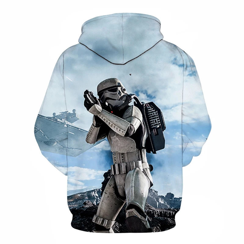 Забавные Звездные войны дизайн толстовки мужские весна осень длинный рукав