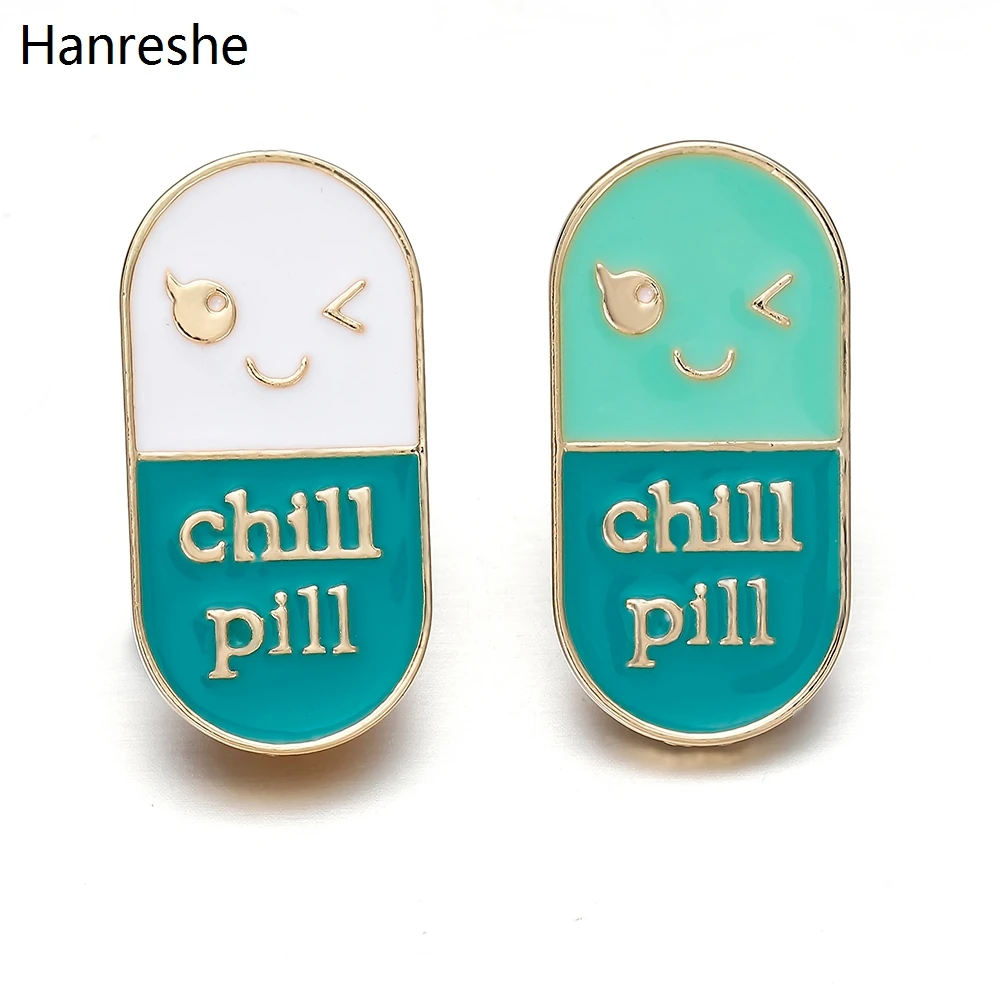 Креативные Милая таблетка с надписью ювелирные изделия из сплава для