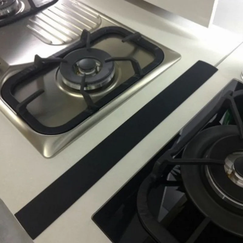 

21-Inch Silicone Kitchen Stovetop Oil-Proof and Stain-Proof Sealing Inserts 3 Packs