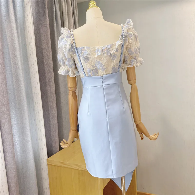 Женский костюм из двух предметов милая модная кружевная Строгая рубашка с