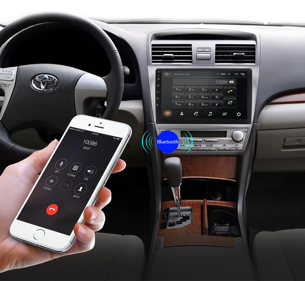 Автомобильный dvd плеер Android 8 1 для TOYOTA Camry 2007 ~ 2011 gps навигация Wi Fi Bluetooth стерео MP5