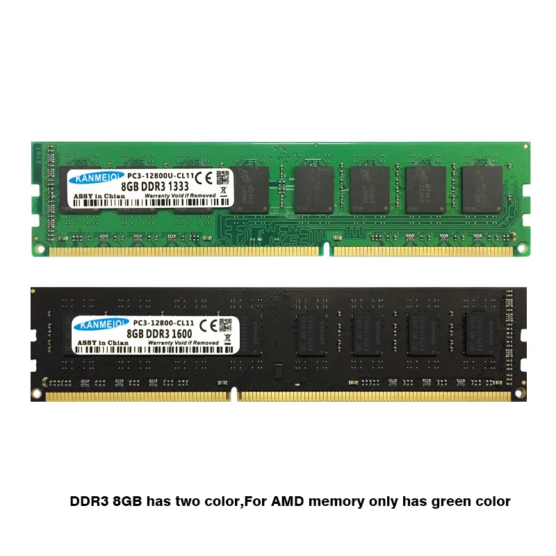 KANMEIQi DDR3 2G 4G 8G 1333MHZ 1600/1866mhz настольная оперативная Память память с радиатором 240pin 1,5 v DIMM Новинка