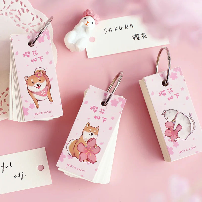 8 шт./лот мягкий росток двор сообщение с отрывными листами слот для карт памяти