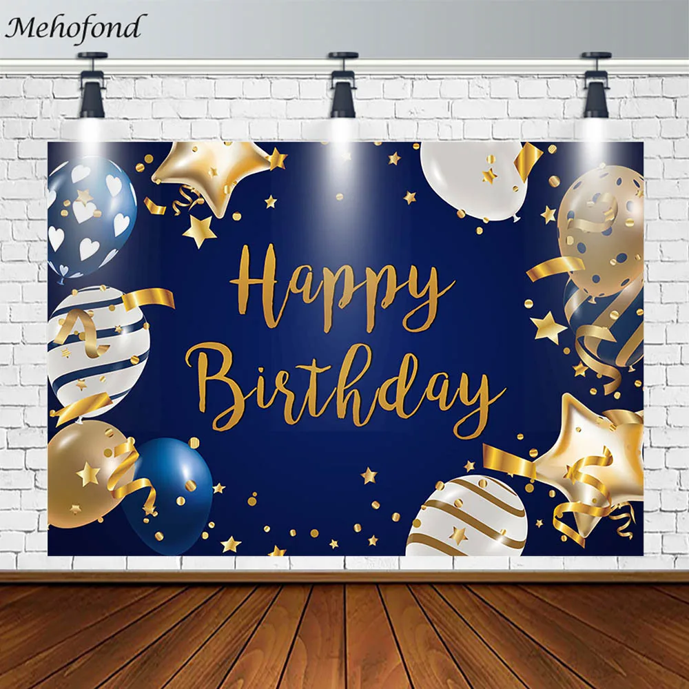 

Фон Mehofond для вечеринки в честь Дня рождения мальчика девочки золотой красный белый воздушный шар Декор фотография Фотостудия фотозона