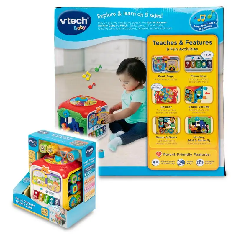 Vtech COS263656 веселая интерактивная обучающая игрушка несколько цветов 9 36 месяцев