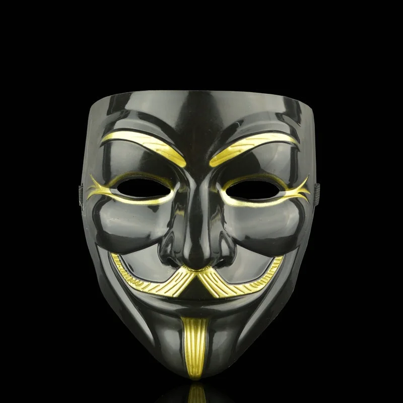 1 шт. вечерние маски V for Vendetta анонимные маска Гай Фокс нарядное аксессуар для