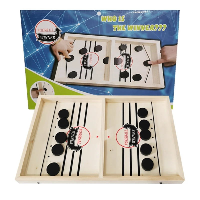 Sling Puck Game Foosball Winner Board Game Bounce Chess Eject Chess Bounce Chess Party Home Interactive Games Toy images - 6