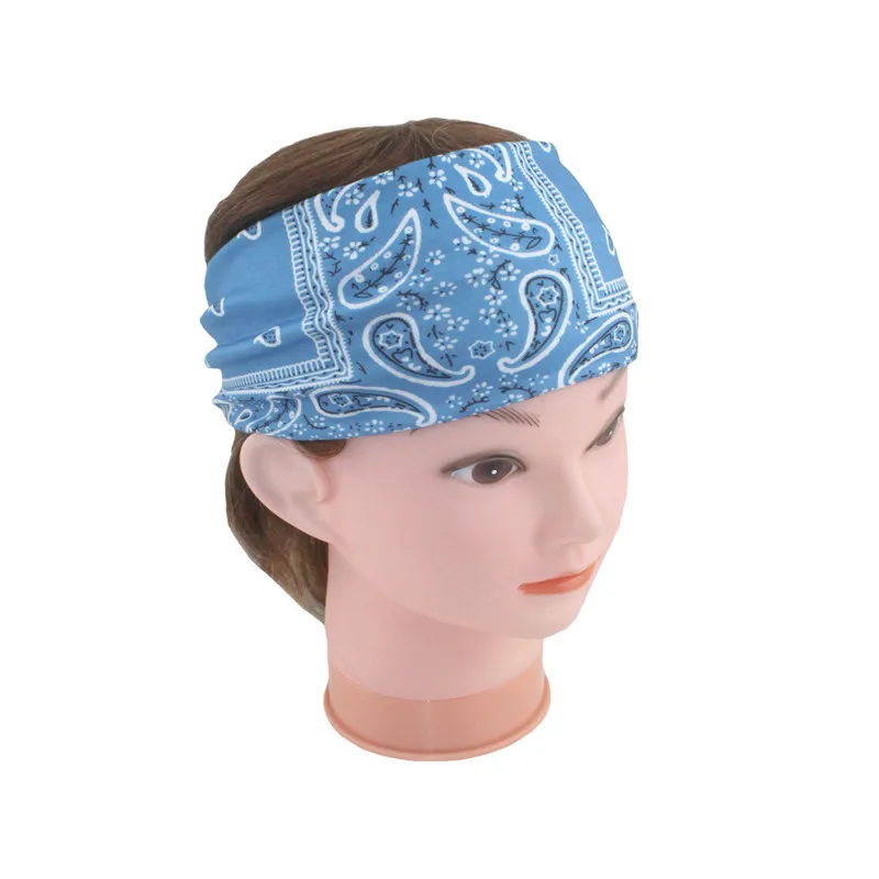 

Absorbing Sweat Yoga Headwear Headband Cotton Hairband Sports Novelty Pattern Headdress Wash Makeup Headband