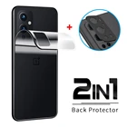 2 в 1, защитная крышка для объектива камеры OnePlus 9 Pro Nord, Задняя крышка объектива, Гидрогелевая задняя пленка, не стекло